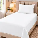 Bright White Bedding in a Cozy Bedroom.webp