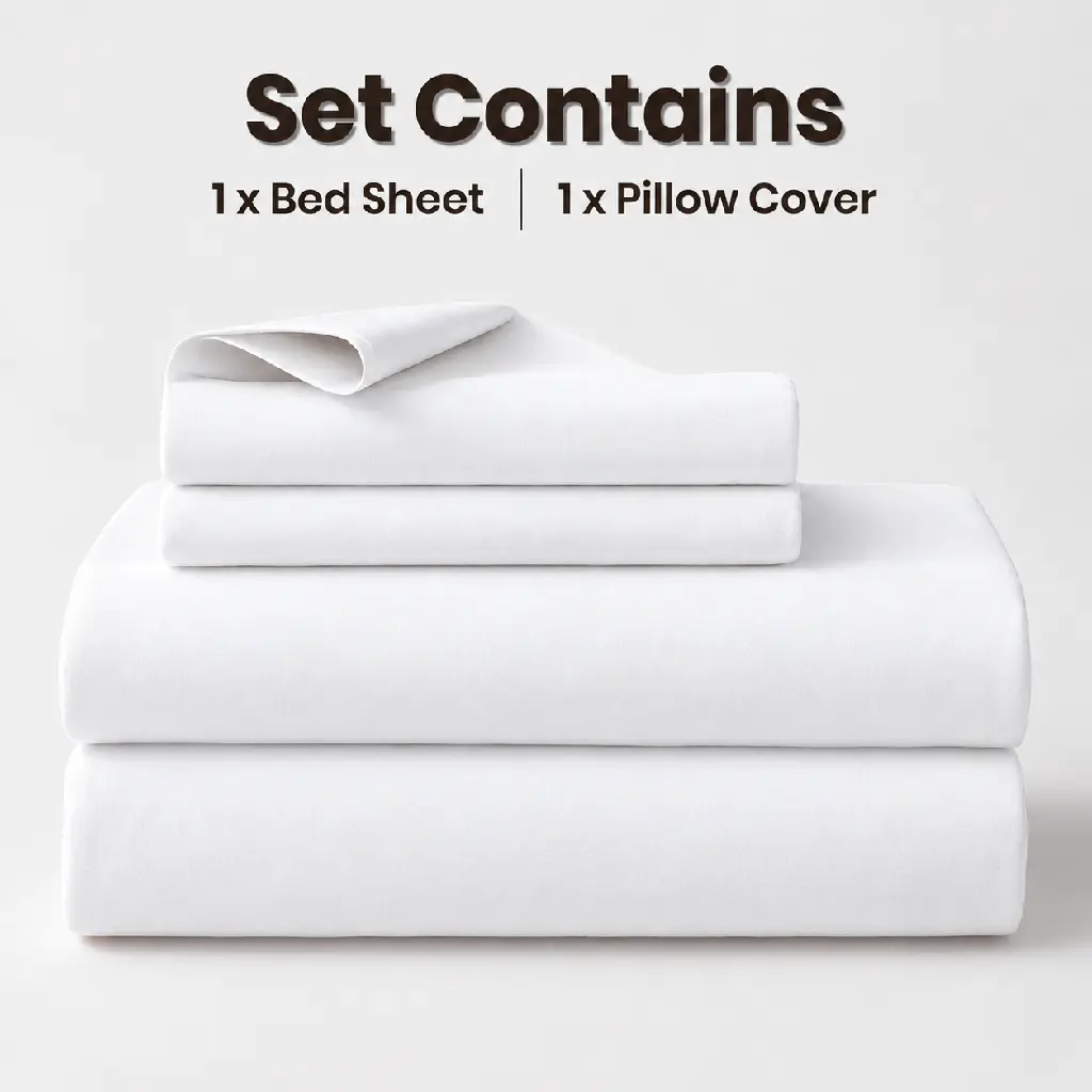 Minimal White Bedding Set Packaging.webp